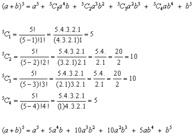 binomial expansion example