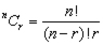 nCr equation