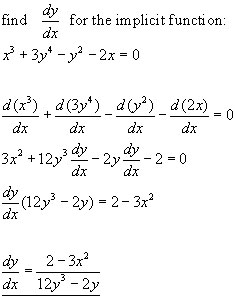 implicit eqs. problem#1