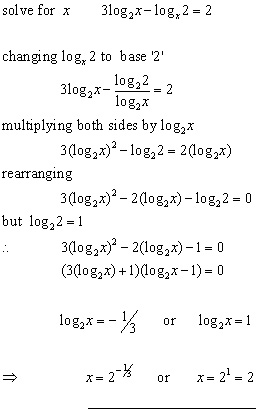 logarithm problem#1