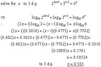 logarithm problem#3