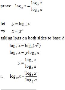 change of base proof