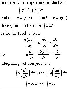 integration product rule