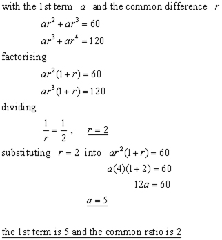 geometrical series problem#1