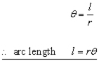 arc length