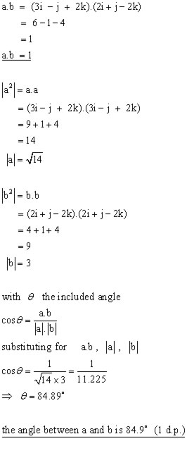 scalar product problem#1